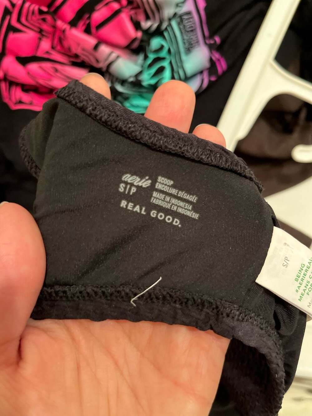 Aerie REAL GOOD Crinkle Scoop Bikini Top - Picture 6 of 6